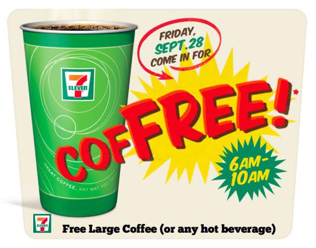 7-Eleven CofFree Day 免費咖啡日