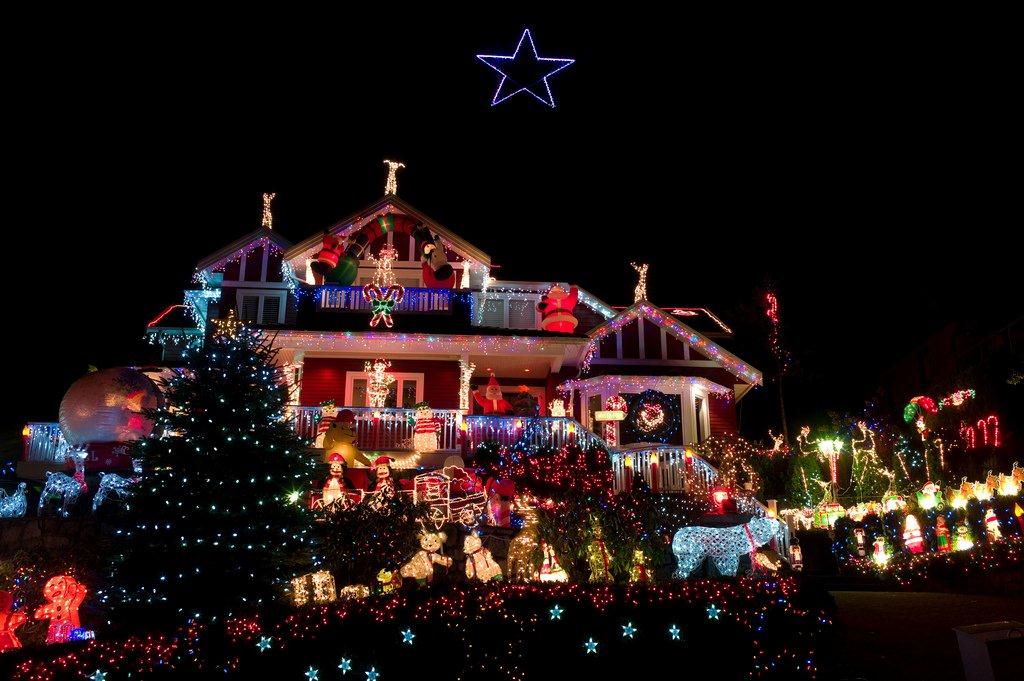 大溫哥華地區聖誕燈飾2012