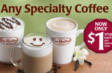 Tim Hortons$1熱咖啡飲料