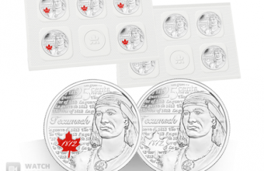 $0.25肖尼族酋長特庫姆塞紀念硬幣