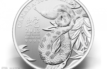 $20蛇年純銀幣2013