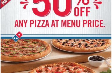 Domino's Pizza半價網上訂購