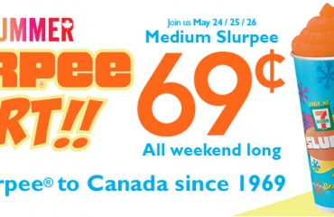加拿大7-Eleven $0.69思樂冰週末