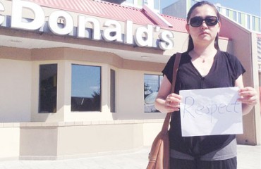 華婦被逐投訴快餐店歧視