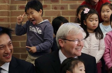 男童照片炸彈澳大利亞總理Kevin Rudd