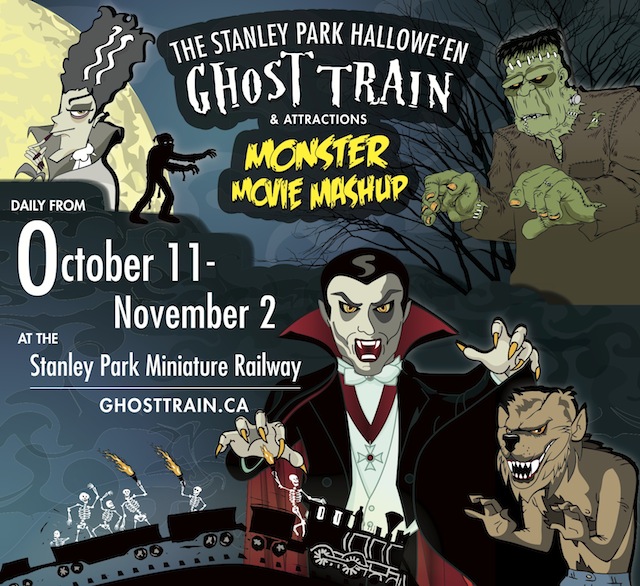 Halloween Ghost Train in Stanley Park 斯坦利公園萬聖節幽靈列車 2013