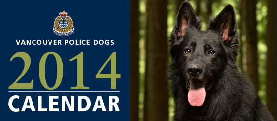 2014年溫哥華警犬日曆