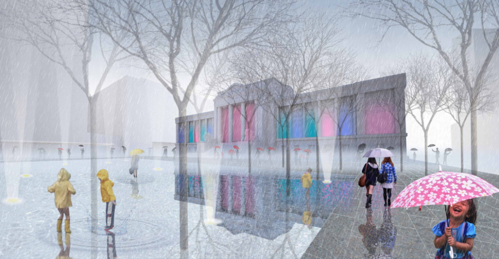 溫哥華美術館廣場概念設計圖