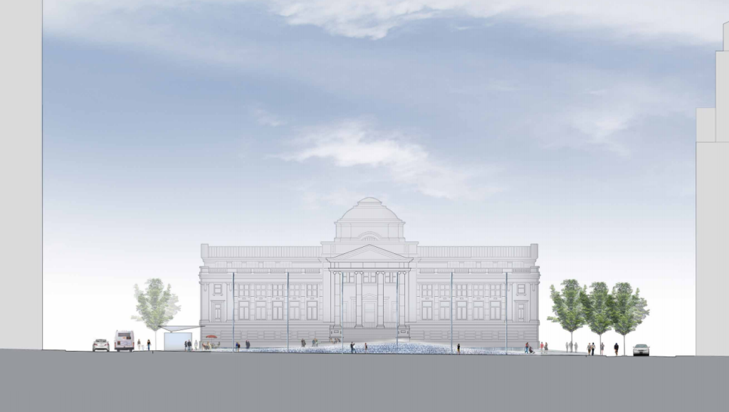 溫哥華美術館廣場概念設計圖