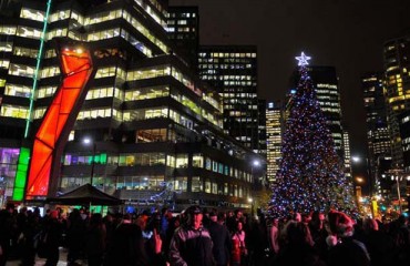 Vancouver Tree Lighting Celebration 溫哥華聖誕樹亮燈慶典 2013