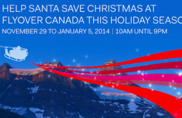 Christmas at FlyOver Canada 2013