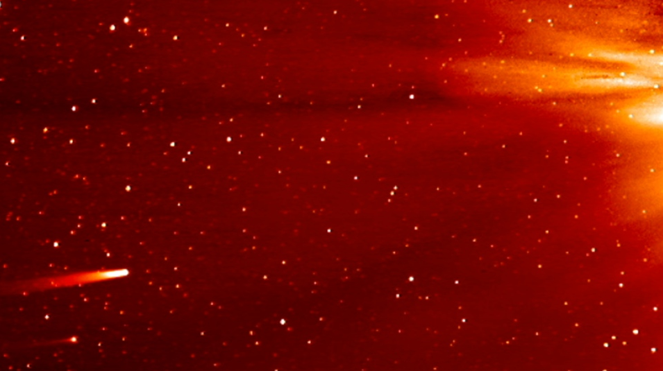 艾桑彗星奔日 奇觀明起上演