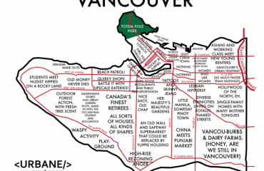 溫哥華真正的地圖