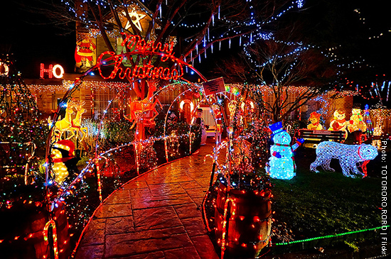 大溫哥華地區聖誕燈飾2013