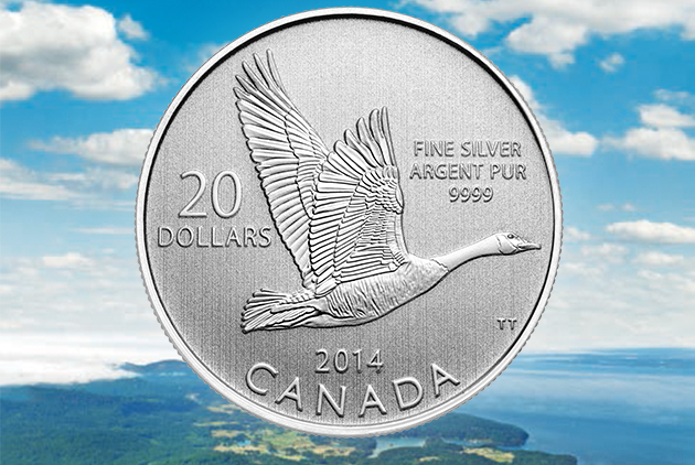 20美元加拿大鵝純銀紀念幣