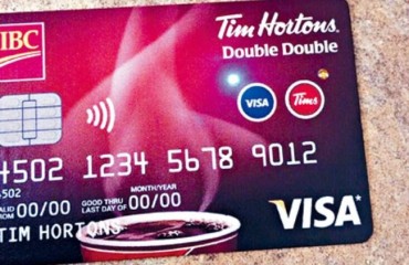Tim Hortons按鈕信用卡