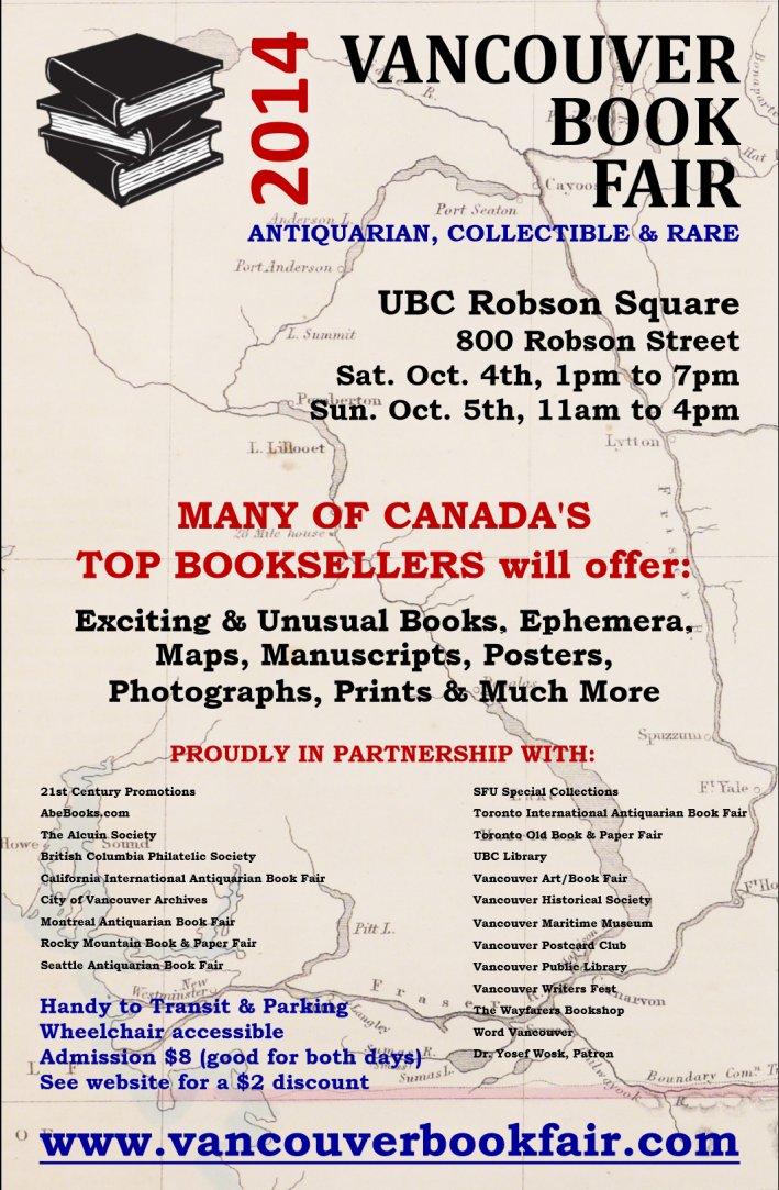 2014年溫哥華書展 Vancouver Book Fair 2014