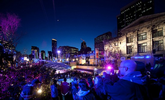 New Year's Eve at Robson Square