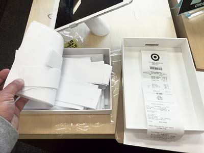 Target賣貨：554刀iPad變成一沓白紙