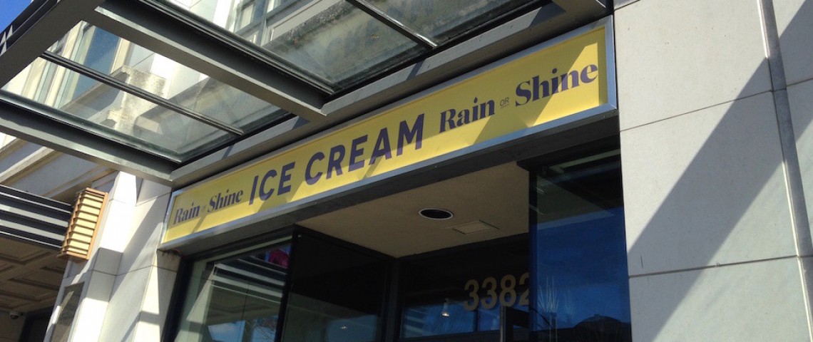 雪糕店Rain or Shine於Cambie街開設分店
