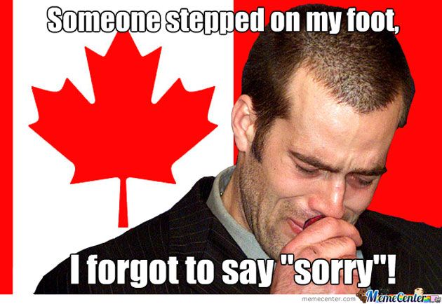 加拿大人為啥老是說對不起？