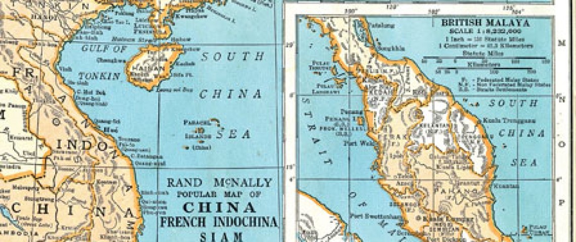 溫哥華現美國製地圖顯示南海屬於中國