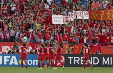 世界杯女足賽 中國首勝