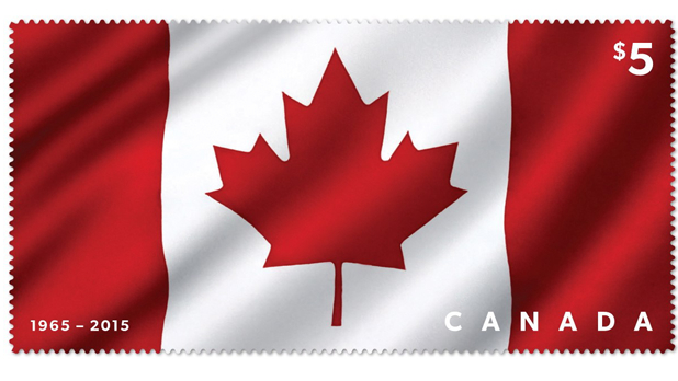 加拿大國慶日推出史上第一枚織物郵票