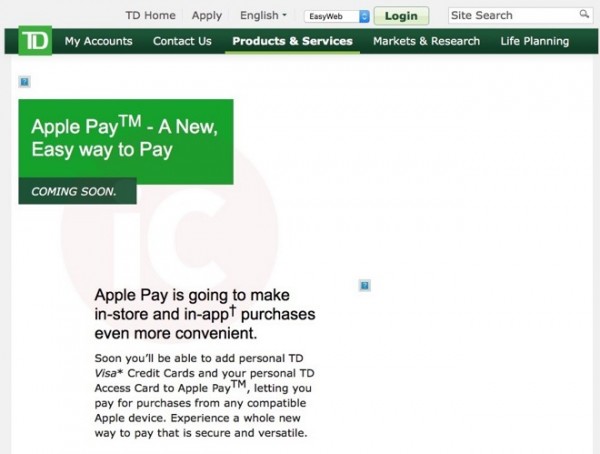 蘋果即將在加拿大市場推出Apple Pay