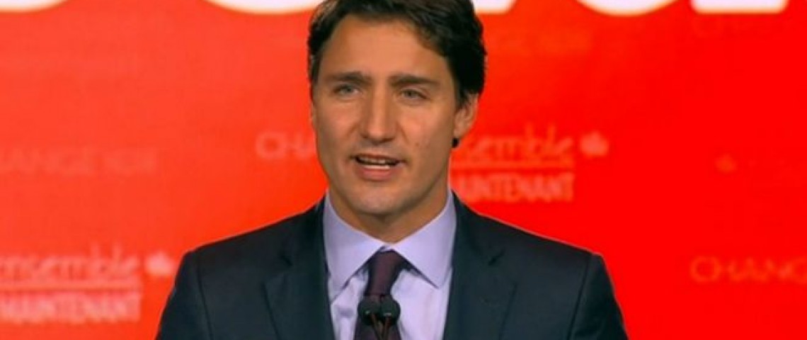 加拿大當選總理小特魯多宣誓就職